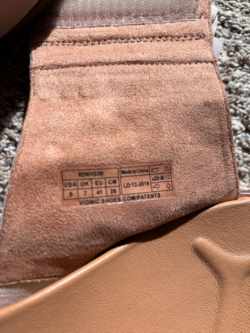 Vionic Roni Womens Adjustable Slide Sandals with Ruffle Accent - Picture 5 of 7